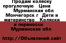 Продам коляску прогулочную › Цена ­ 1 500 - Мурманская обл., Мончегорск г. Дети и материнство » Коляски и переноски   . Мурманская обл.